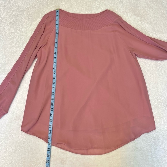 Soft Surrounding Dianthus Chiffon Lagenlook Tunic in Dusty Pink Women's Medium - Picture 4 of 9